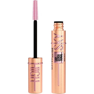 MAYBELLINE NEW YORK Lash Sensational Sky High objemová a prodlužující řasenka se třpytkami Rose Gold 7,5 ml