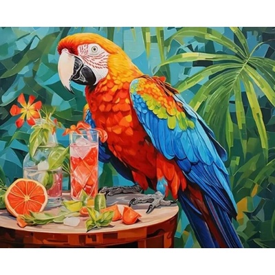 Norimpex diamantové maľovanie Tropický koktail 30 x 40cm