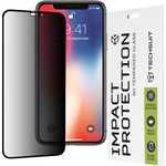 Techsuit Протектор за iPhone X / iPhone XS / iPhone 11 Pro - 111D Privacy Full Glue - Черен