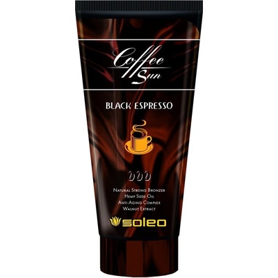 Soleo Coffee Sun Black Espresso krém do solária 150 ml – Zboží Dáma