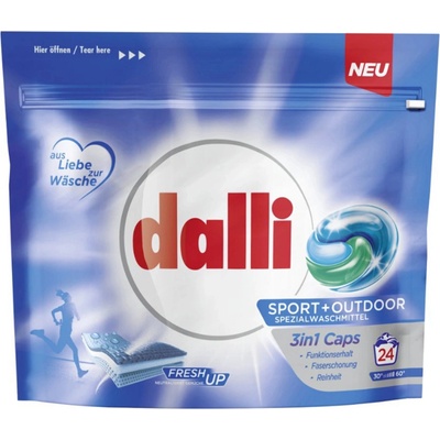 Dalli Color Sport & Outdoor univerzálne kapsuly na pranie 24 PD