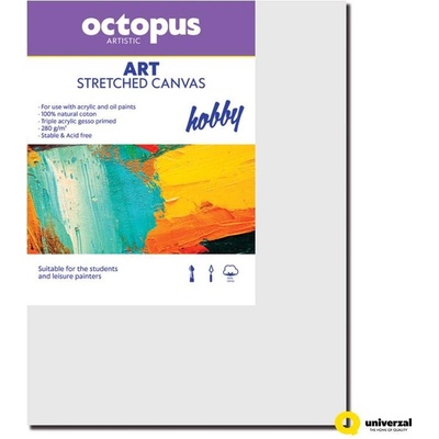 Octopus Hobby malířské plátno 280 g 20 x 25 cm