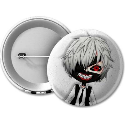 Tokyo Ghoul placka Chibi Ken 50 mm