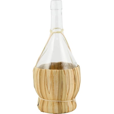 KOZÁČEK Láhev sklo na víno v obalu FIASCO 750ml