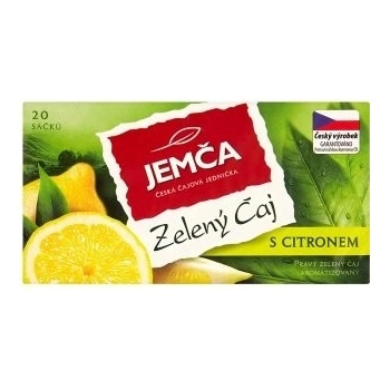 Jemča zelený čaj s citronem 20 x 1,5 g