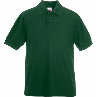 Fruit of the Loom polokošile piqué polo lahvově zelená
