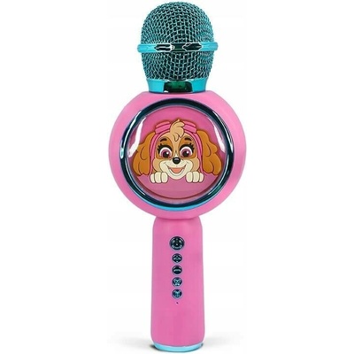 Tlapková patrola Skye Mikrofon na karaoke PopSing s LED diodou