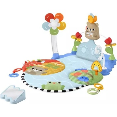Mattel Fisher-Price: Интерактивна постелка за игра с мече (HYR60)