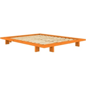 Karup Design Оранжево двойно легло 160x200 cm от масивен бор без табла с включена подматрачна рамка Japan - Karup Design (270409160200)