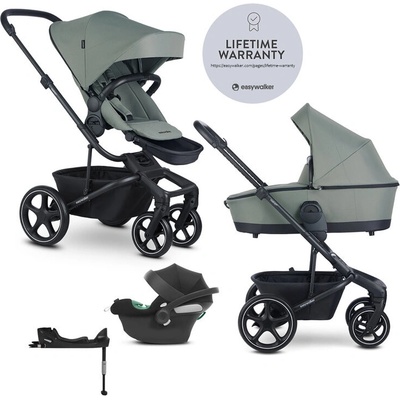 EASYWALKER kombinovaný Harvey⁵ 2v1 Agave Green LITE RWS + CYBEX Aton B2 i-Size + základna 2024