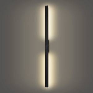 Brilagi - LED външно стенно осветително тяло LUNA LED/30W/230V 4000K IP65 150 см черно CRI 90 (BG4645)