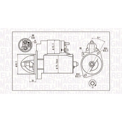 żtartér MAGNETI MARELLI 063721410010
