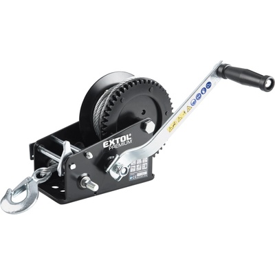 EXTOL PREMIUM naviják lanový s klikou, do 1350kg/10m lanko EXT8861305