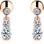 SAVICKI Dream Collection обеци: розово злато. диаманти