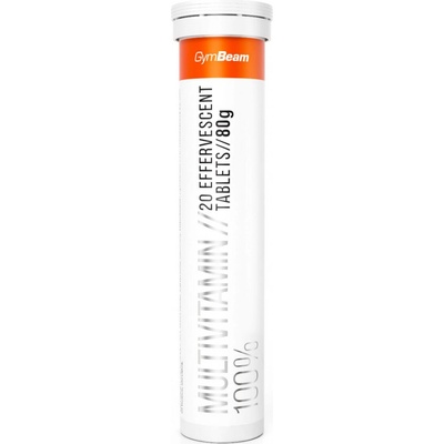GymBeam Multivitamín 100% pomeranč 20 tablet