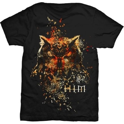 HIM tričko Owl Colour čierne