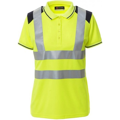 Payper GUARD+ LADY FLUO 001484-0028 reflexná dámska polokošeľa žltá/navy blue S