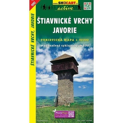 Štiavnické vrchy, Javorie 1:50 000
