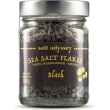 Salt Odyssey mořská sůl ve vločkách černá sklo 100 g