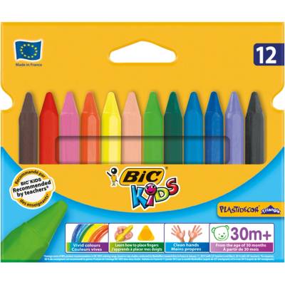 BIC Sviečkové pastelky 12 ks