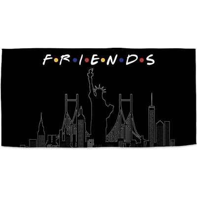 Sablio Uterák Seriál Priatelia FRIENDS Obrysy 70 x 140 cm