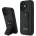 BMW Калъф BMW M Grip Stand Smooth and Carbon за iPhone 16 - черен (3666339311582)