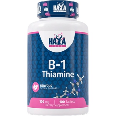 Haya Labs Vitamin B-1 / Thiamine 100 mg [100 Таблетки]