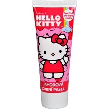 VitalCare Hello Kitty zubná pasta - gel s jahodou příchutí 75 ml