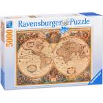 Ravensburger Пъзел Ravensburger от 5000 части - Карта на стария свят (17411)