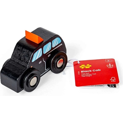Bigjigs Toys Dřevěné londýnské taxi
