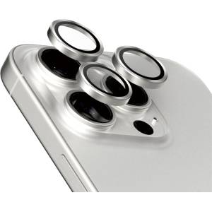 Panzer Протектор за камера PanzerGlass Titanium Hoops за iPhone 15Pro/15 Pro Max - Бял