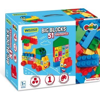 Wader 41592 Veľké bloky 51 ks