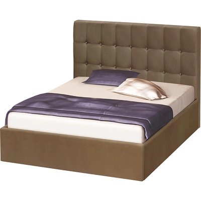 Bogdan Furniture G Легло Мебели Богдан Aria BM05, кафяво с табла Catleia, кафява