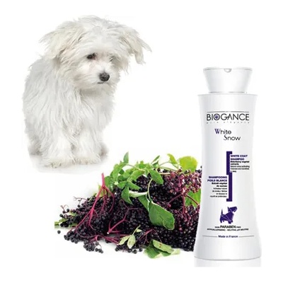 BIOGANCE White snow shampoo - за кучета с бяла козина 250мл