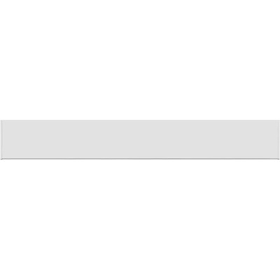 VidaXL Parapet bílý 120 x 25 x 4,5 cm PVC