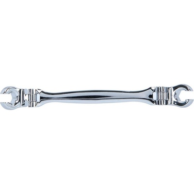 KS Tools Otvorený dvojitý očkový kľúč s dvojitým kĺbom 10x11 mm 518.0528