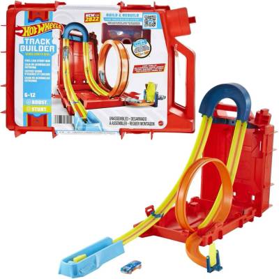 Hot Wheels Track Builder Kanister kaskadérskych kúskov HDX78