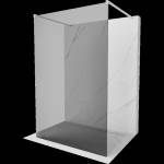 Mexen Kioto свободностояща душ стена 100 x 200 cm, графит 8 mm, четкан никел - 800-100-002-97-40 (800-100-002-97-40)