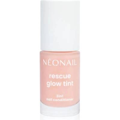 NEONAIL Rescue Glow Tint 3in1 Nail Conditioner pečující lak na nehty odstín Peachy Peach 7.2 ml