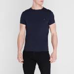 Tommy Hilfiger Тениска Tommy Hilfiger Stretch Slim Fit T-Shirt - Blue 416