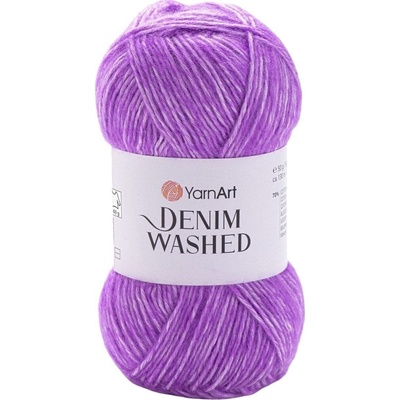 YARNART Denim Washed 904 Lilac Плетива прежда (Denim Washed 904)