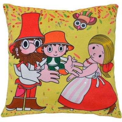 Moravská ústředna vankúš Rumcajs Lúka 25x25
