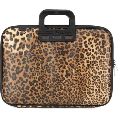 Bombata Чанта за лаптоп Bombata Leopard, до 16" (40.64 cm), с дръжка, 3 джоба за документи, 1 джоб с цип, оранжева (E00847)