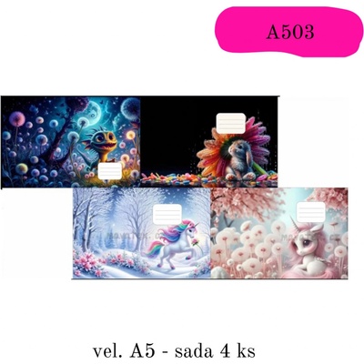 Obaly na sešity A5 A503