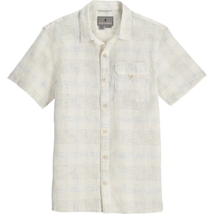 Royal Robbins Мъжка риза с копчета Royal Robbins Hempline Spaced S/S Shirt - Chalk (033-2706-0412)