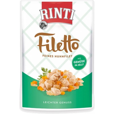 Rinti Filetto Adult kuře a zelenina v želé 24 x 100 g