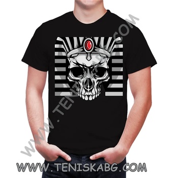 Image 1 of Fruit of the Loom Тениска - Skull hand drawing3