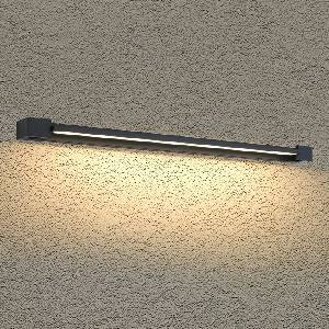 Brilagi - LED Външно стенно осветително тяло AQUA LINE LED/24W/230V 90 cm IP44 черно (BG2528A)