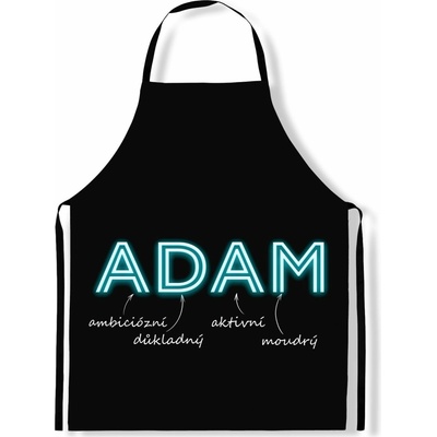 IMPAR Zástěra Mužská jména Neon Adam