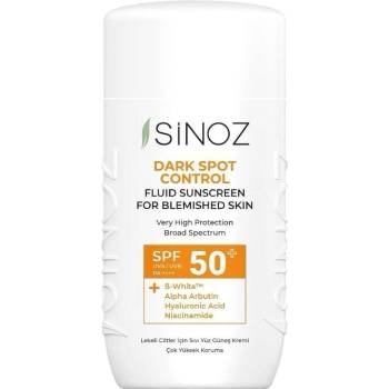 Sinoz Слънцезащитен флуид против пигментация, SPF50+, 50 ml